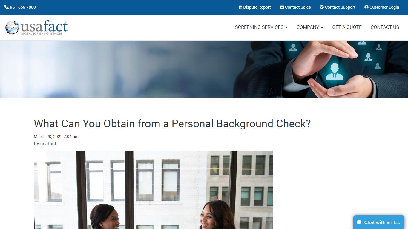 What Can a Personal Background Checks Tell You? - USAFact, Inc.